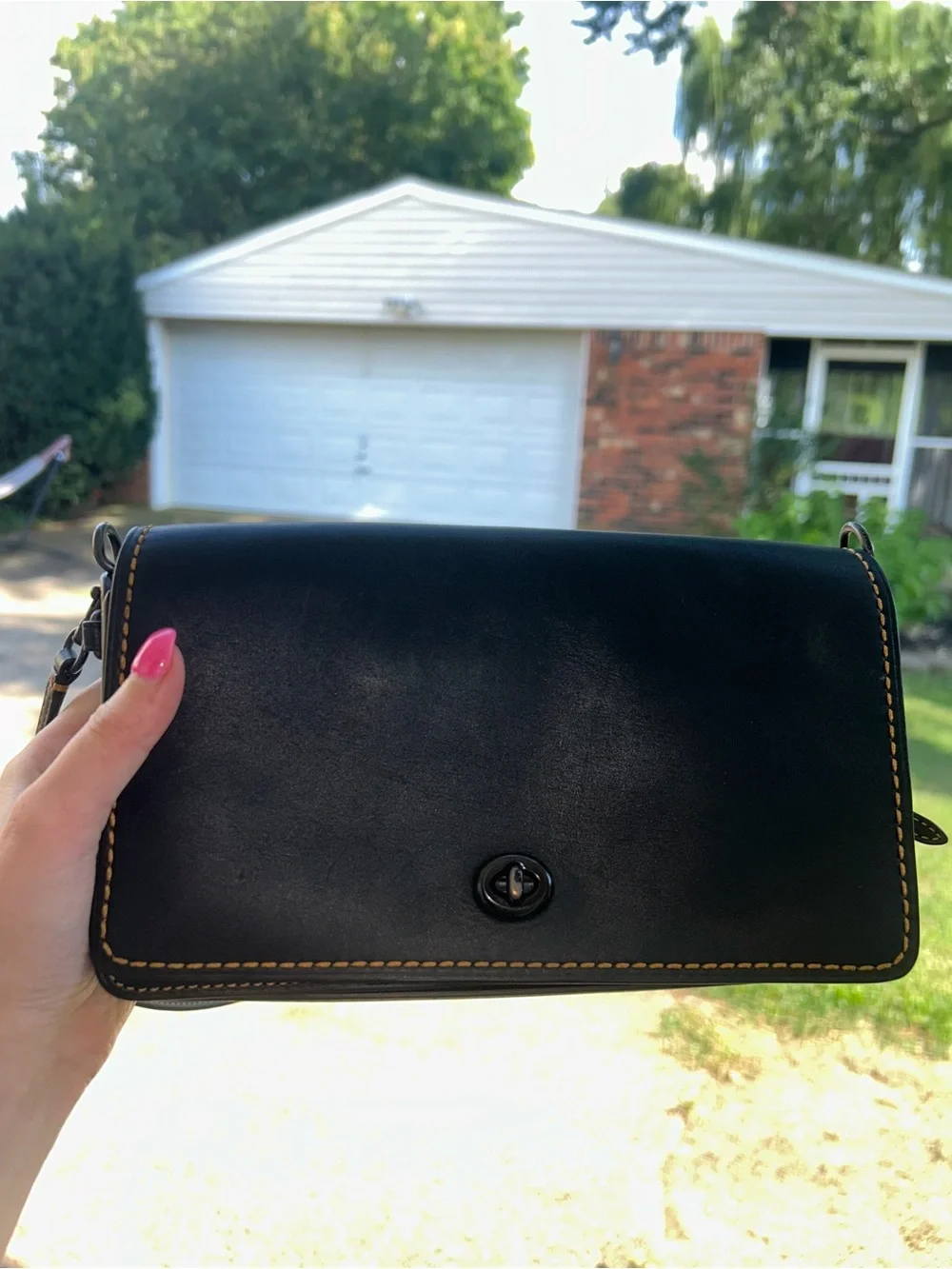 Coach cross body bag
